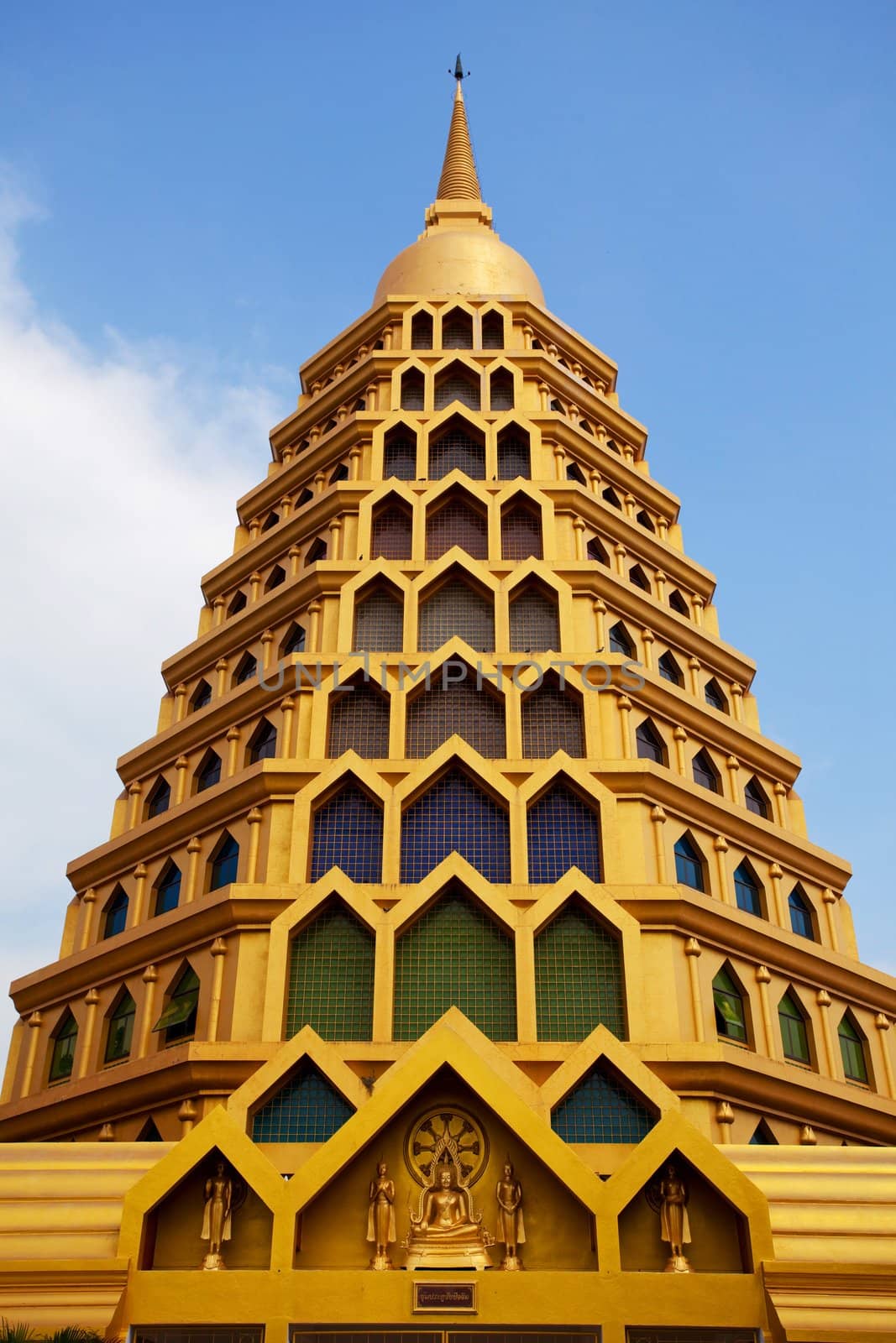 Stupa in temple of Thailand