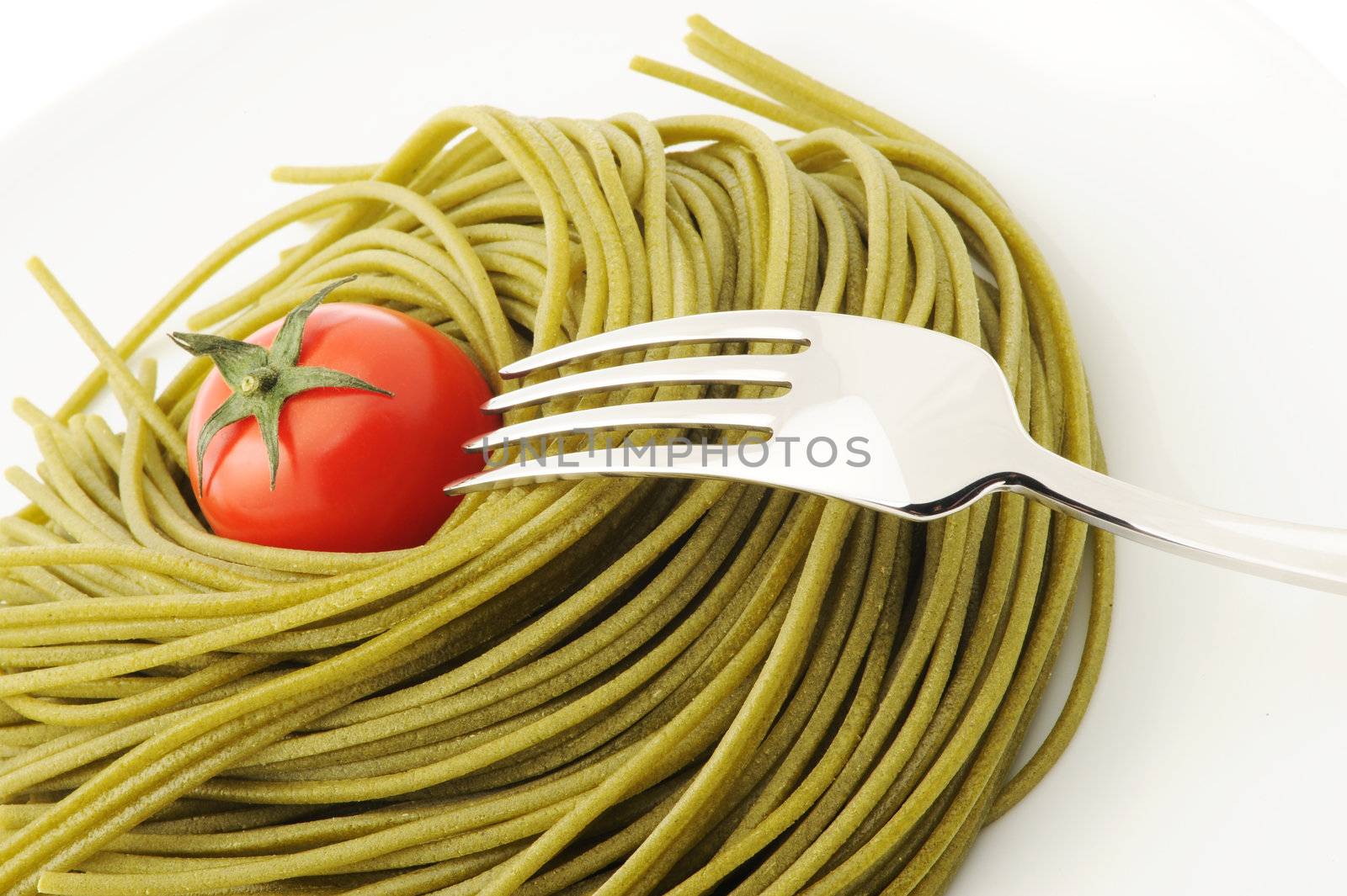 Italian pasta dish, food photo by stokkete