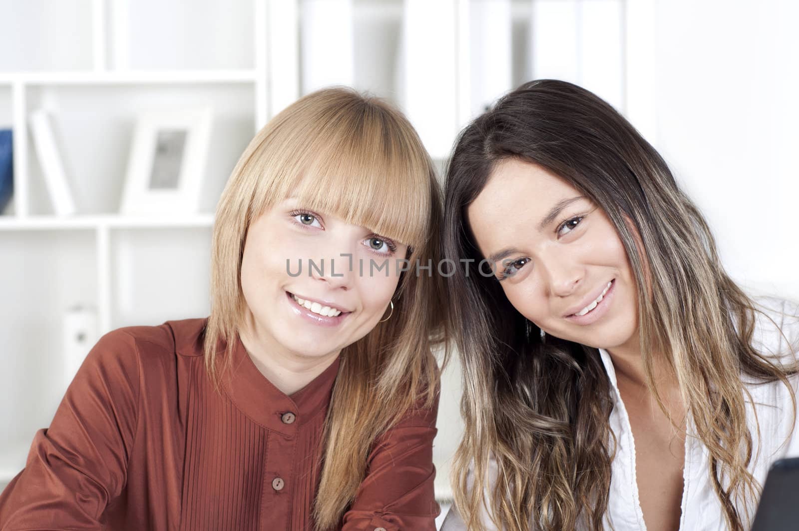 portrait of a beautiful women, happy and smiling