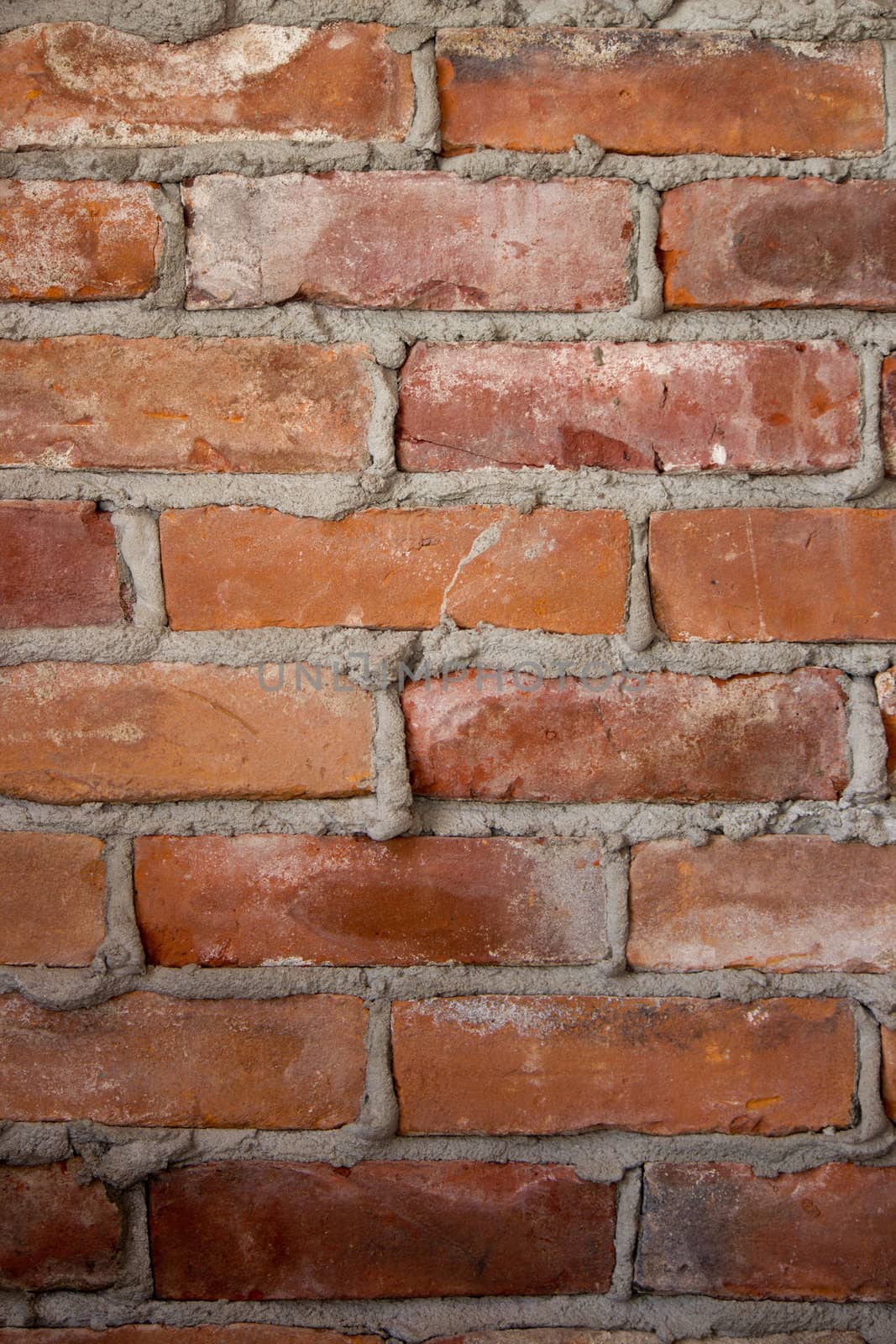 Old brick wall background.