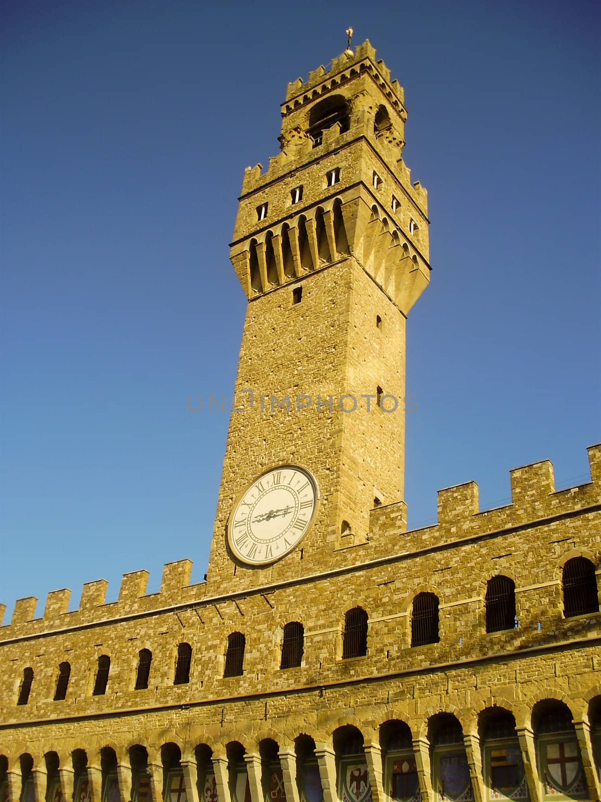 The Palazzo Vecchio in Florence, Italy.