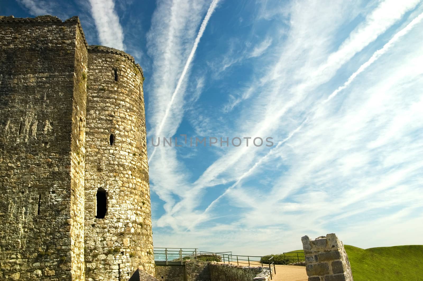 A Colourful Photo of Castle Ruins (uk)