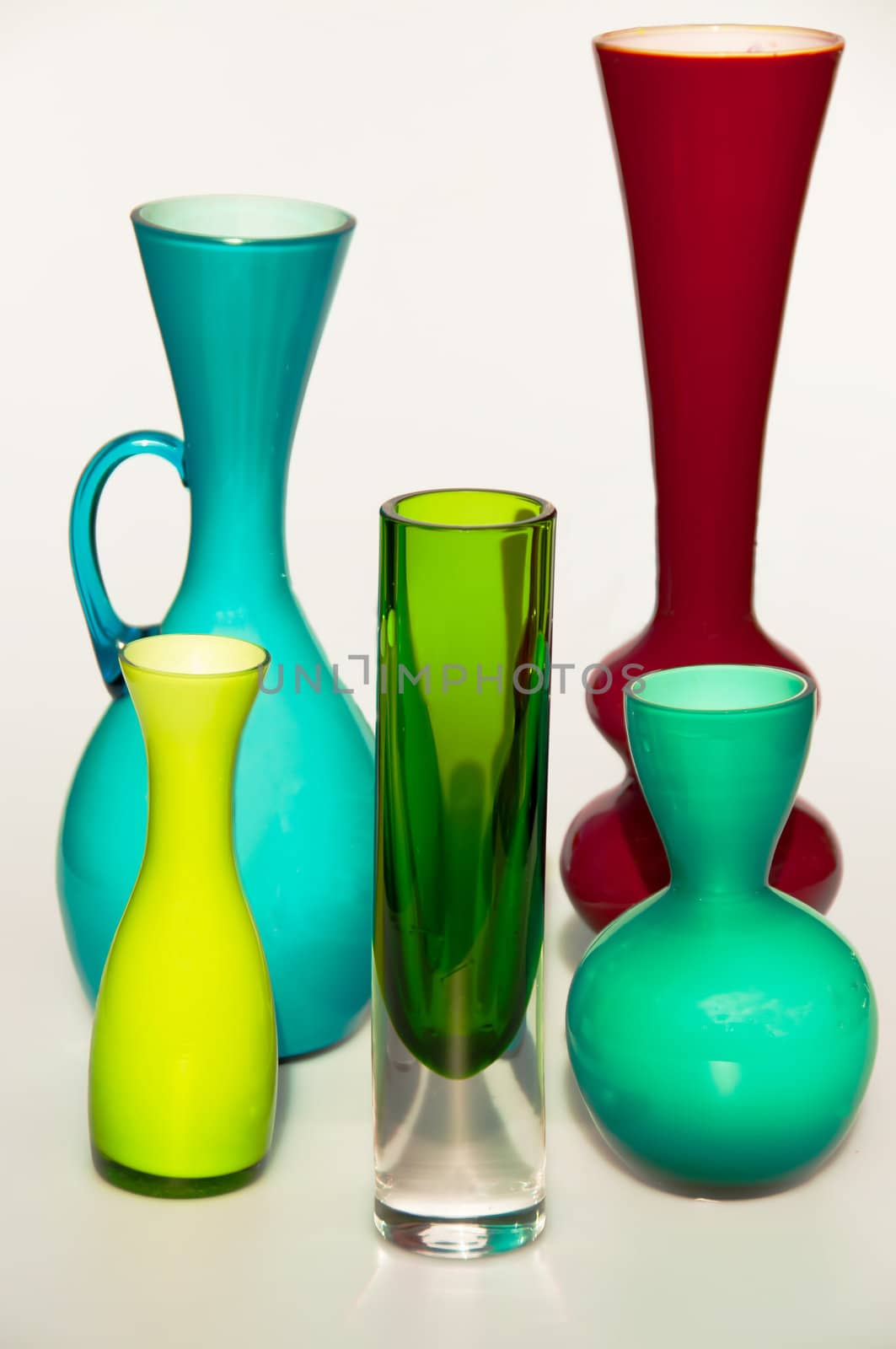 Colourful retro vases by GryT