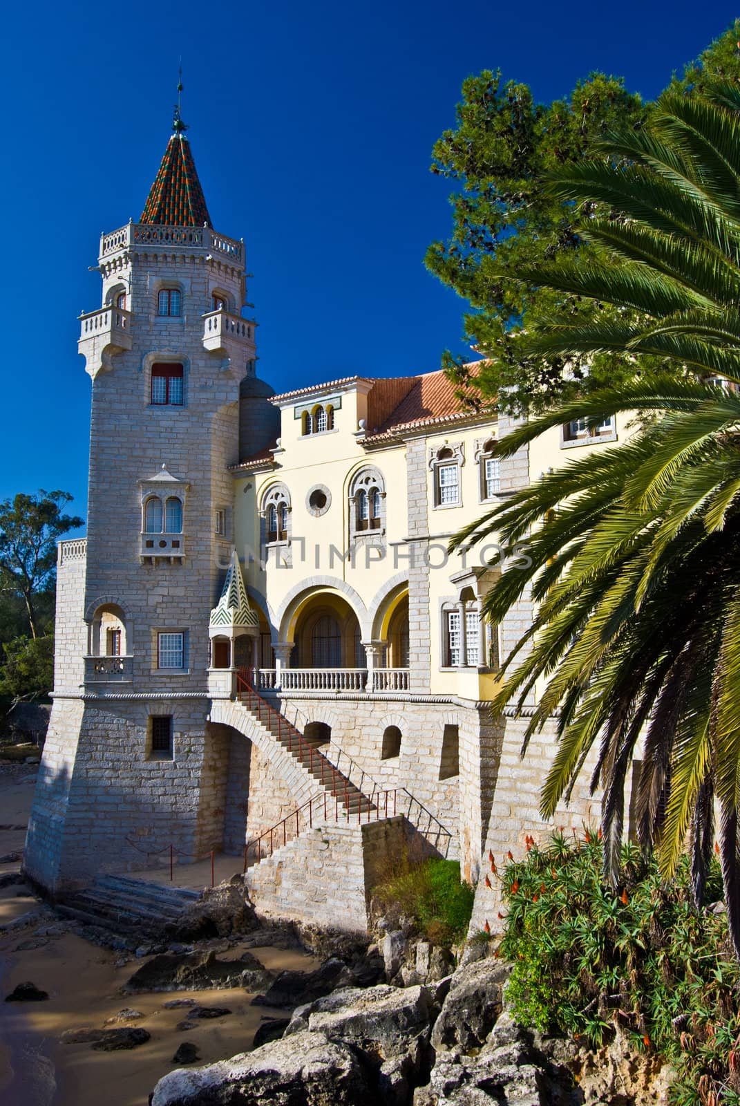 part of the Palace of the Condes de Castro Guimaraes in Cascais