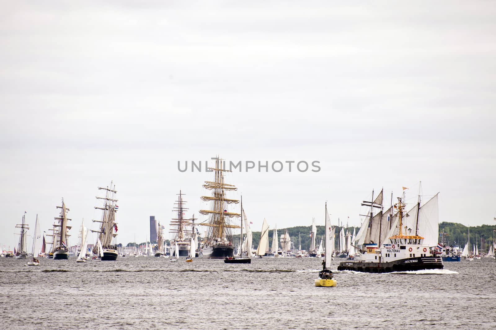 Windjammerparade on the occasion of the Kiel Week 2010