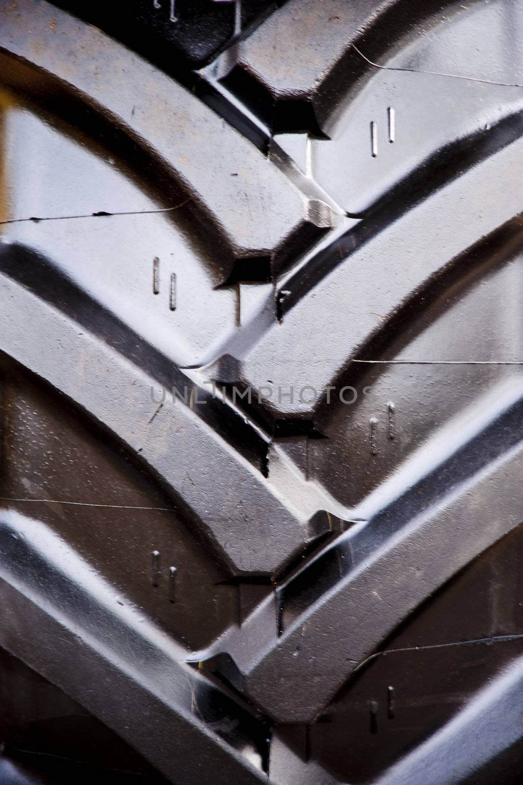 detail of a construction machine