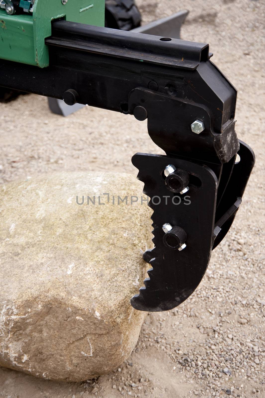 detail of a construction machine