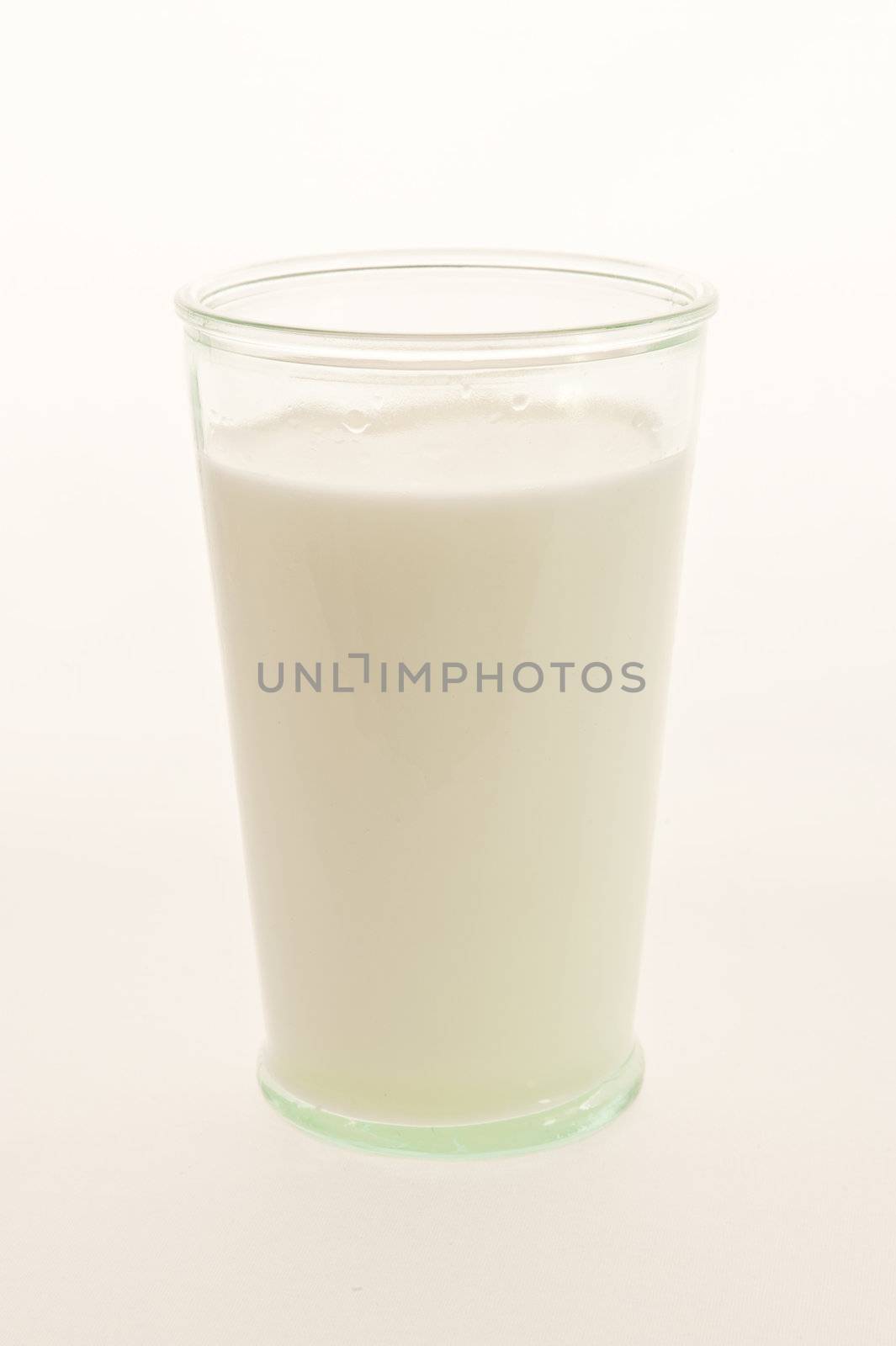 close up of a glass of milk