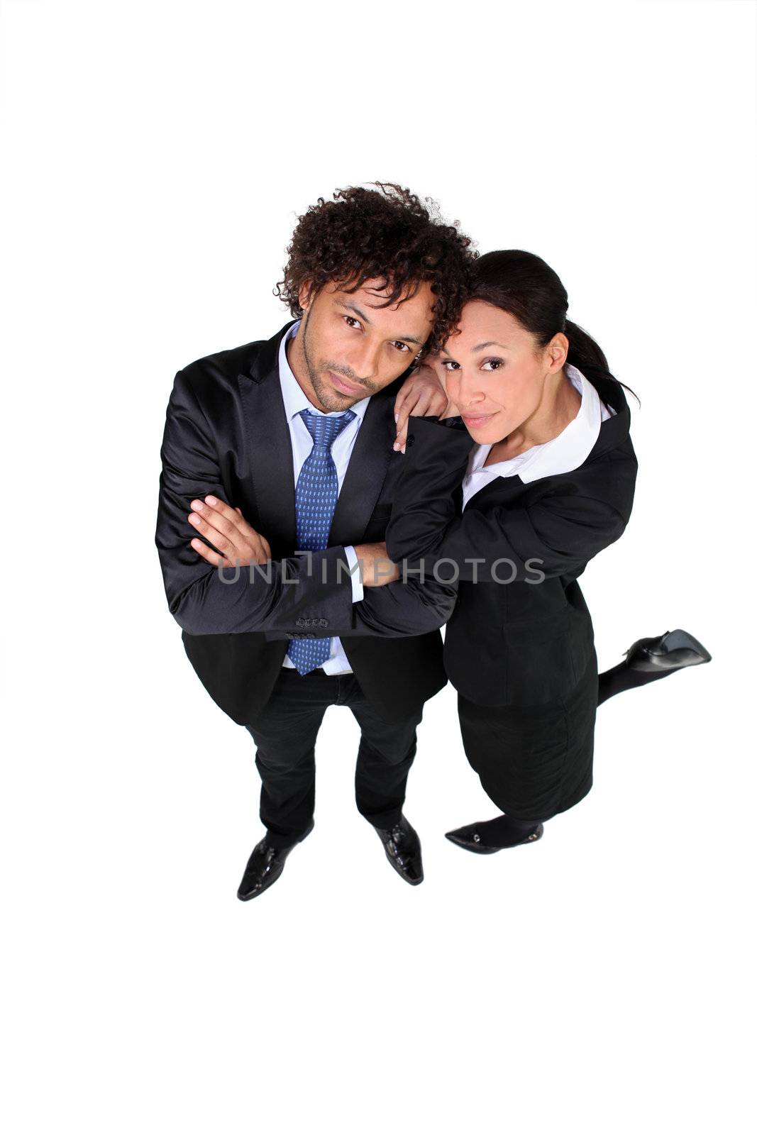 Chic business couple by phovoir