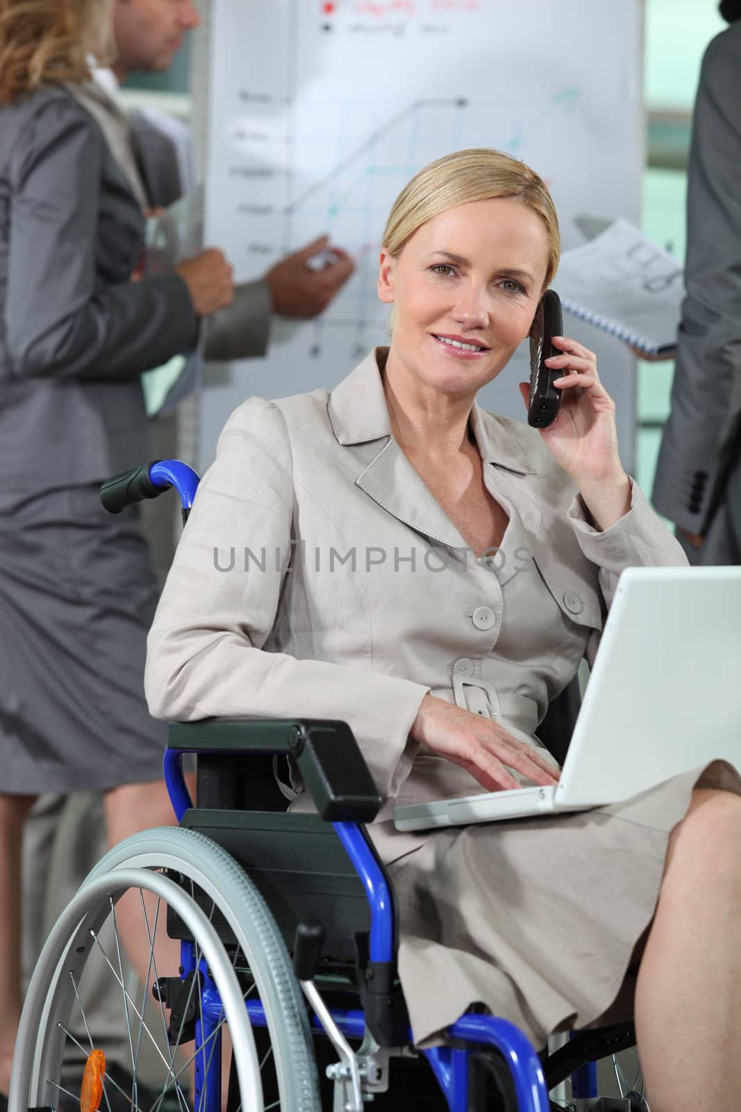 woman in wheelchair by phovoir