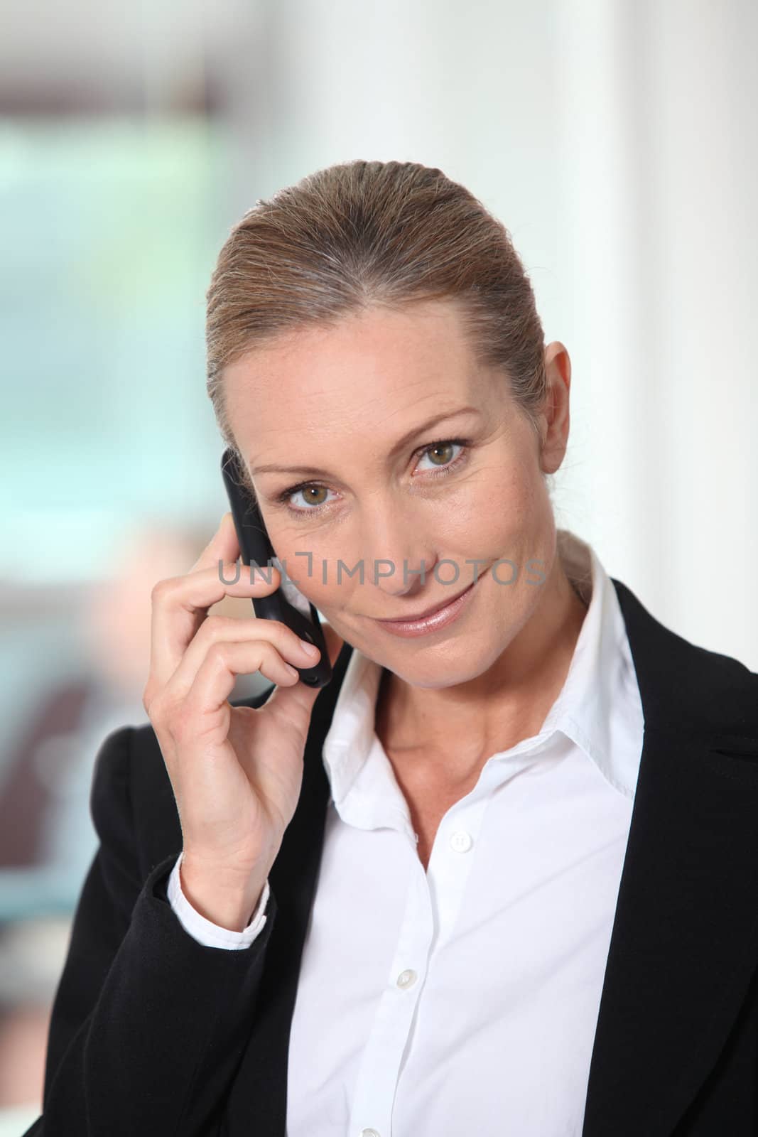 Businesswoman on the phone