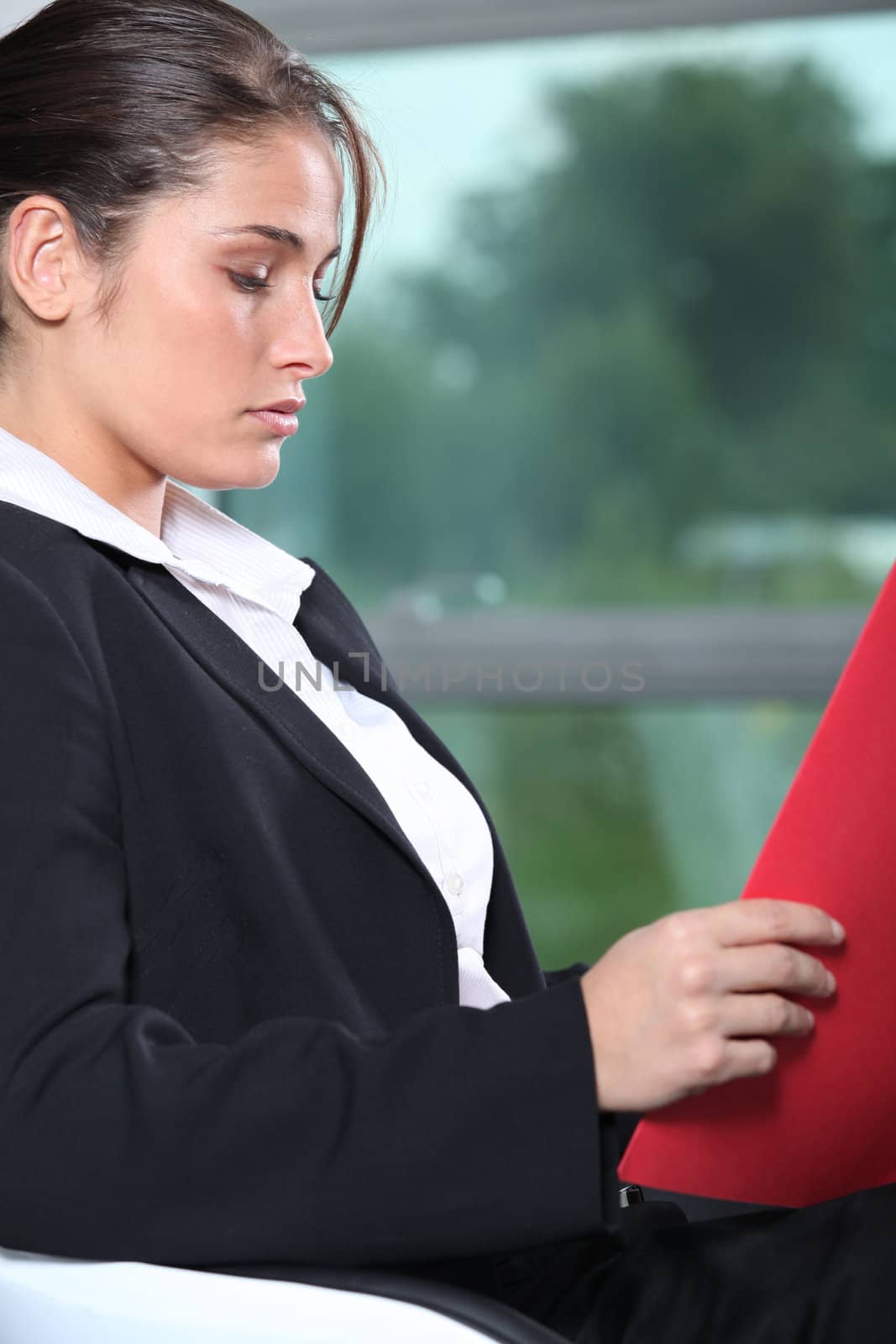 woman reading