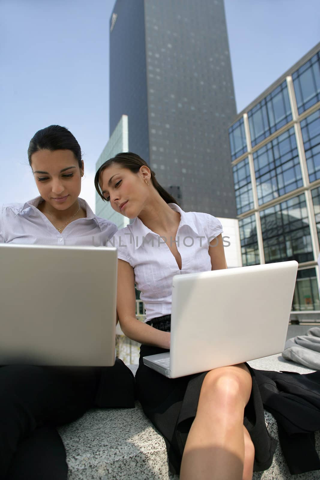 Two female city workers