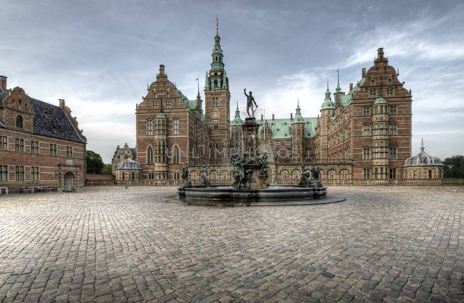 Cannons at renaissance Kronborg castle in Helsingor, Denmark.