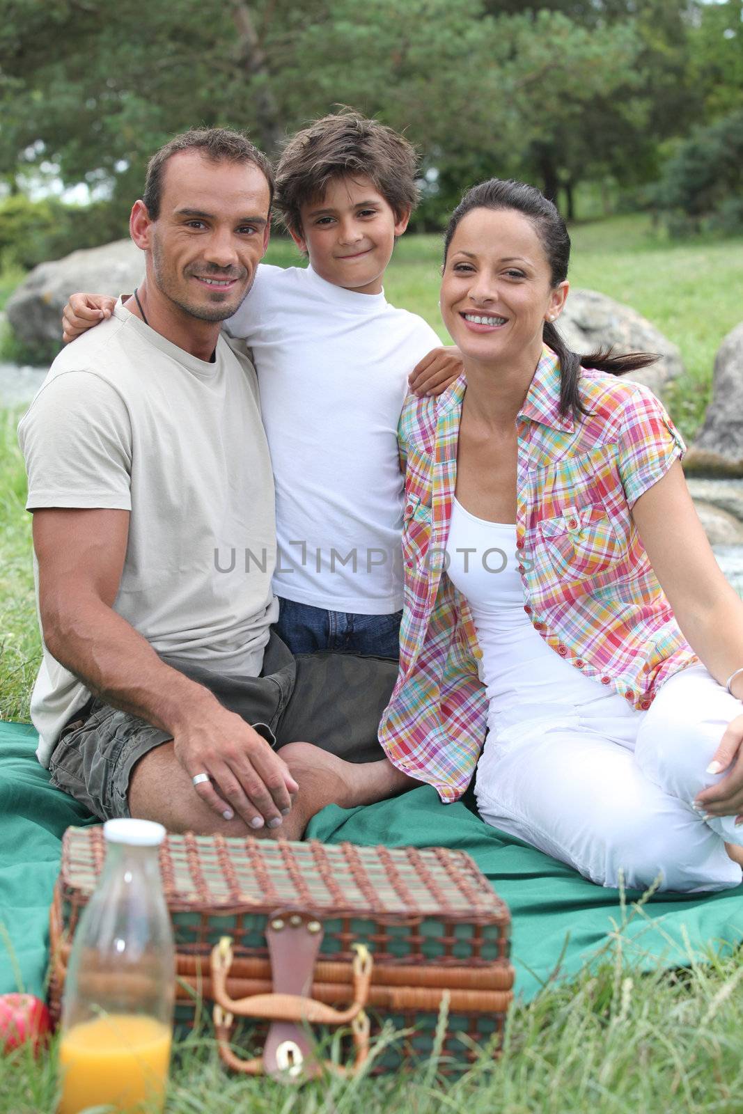 family on a picnic