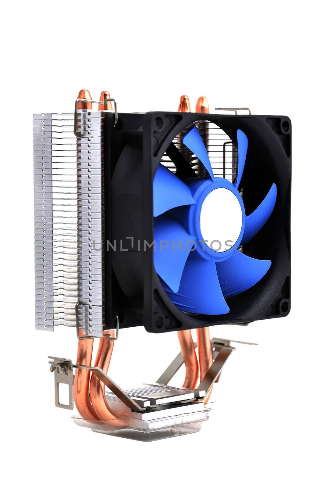 cpu cooler on a white background