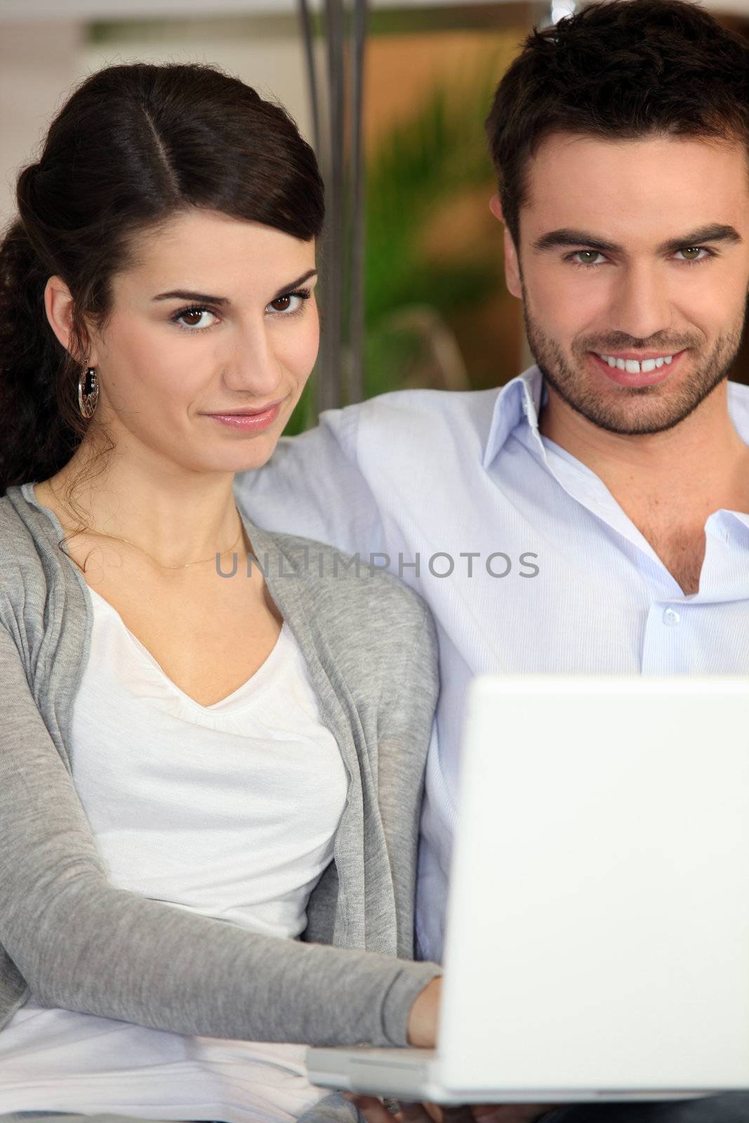 Couple posing