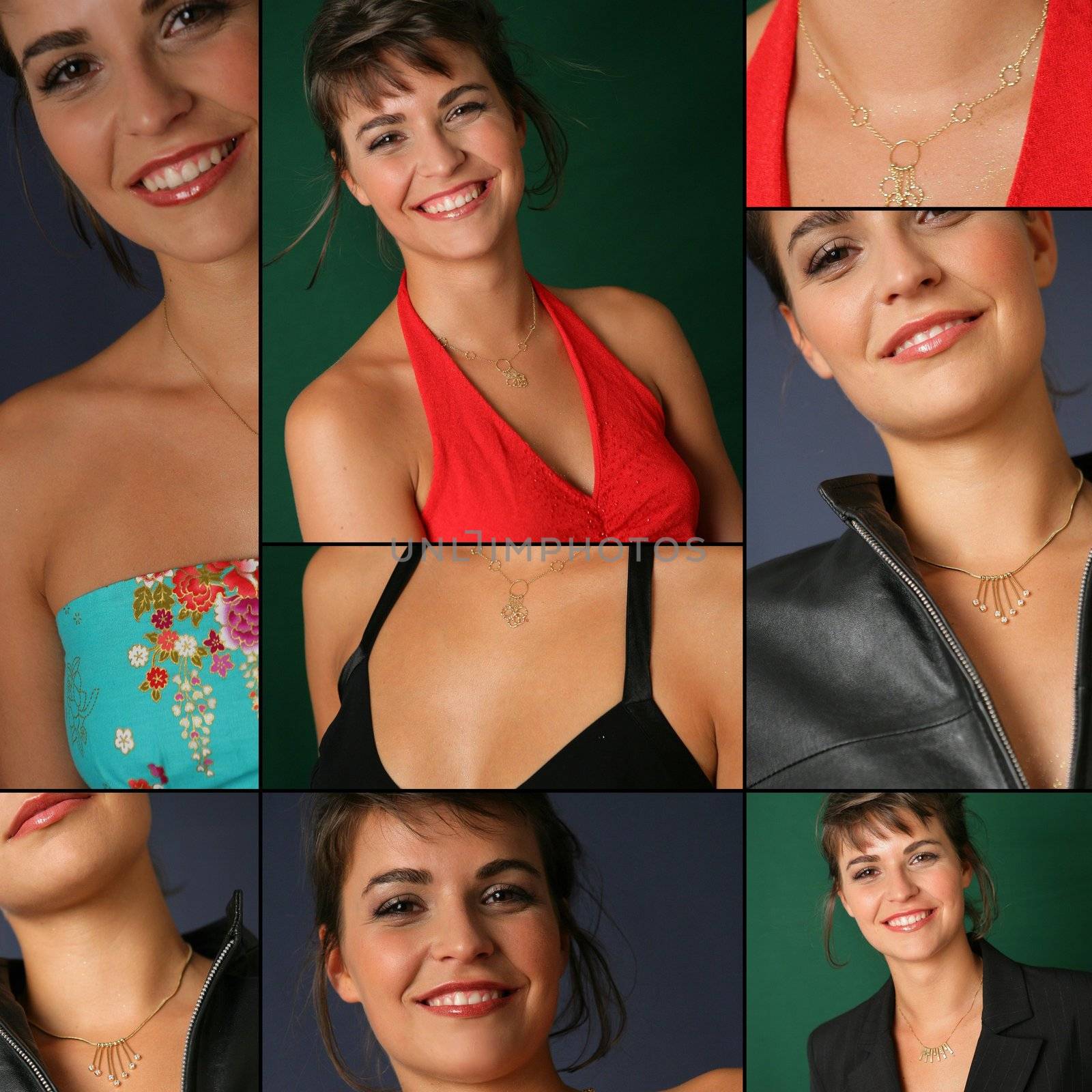 Collage of a good-looking woman by phovoir