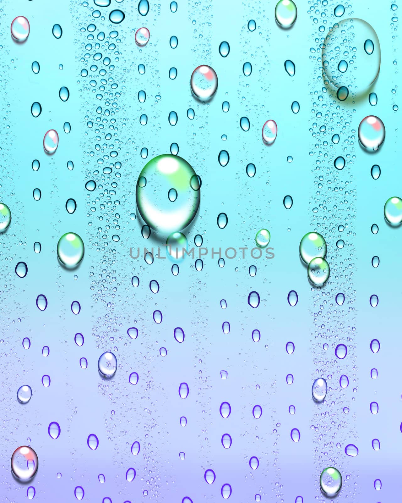 background of beautiful water drops