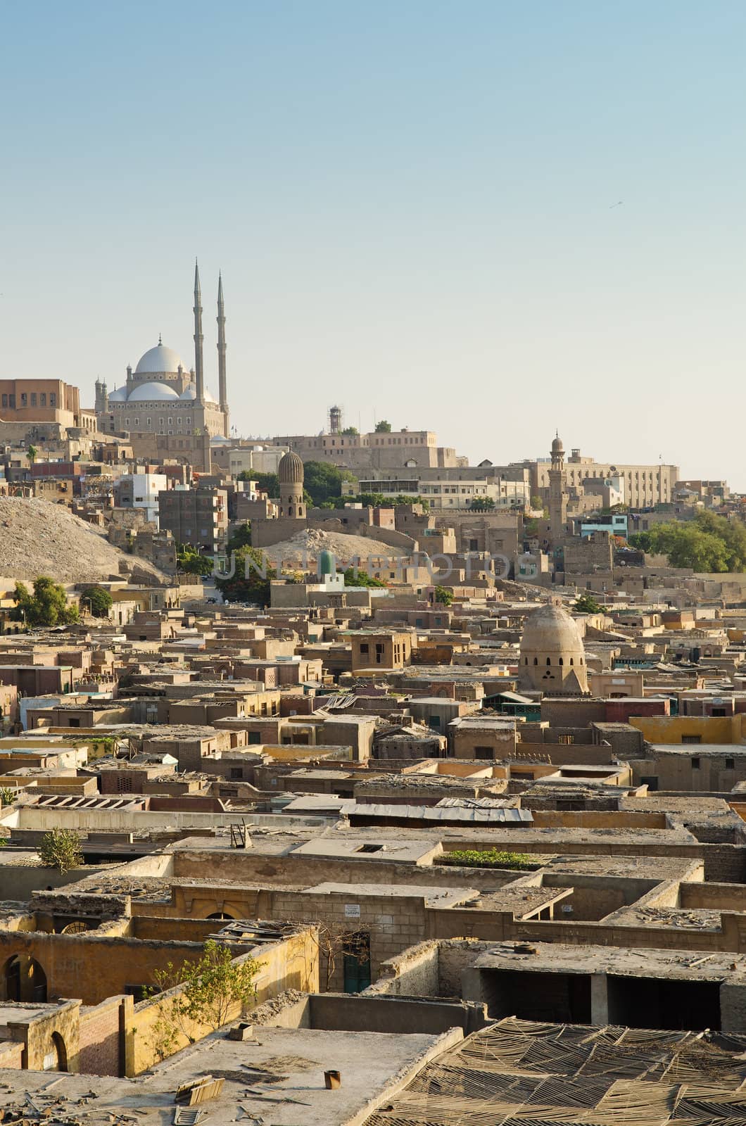 city of the dead and citadel in cairo egypt by jackmalipan