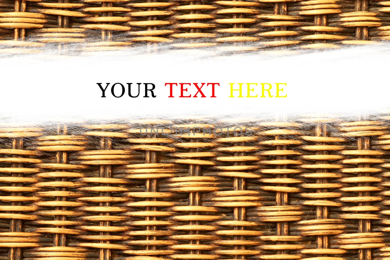 rattan weave background