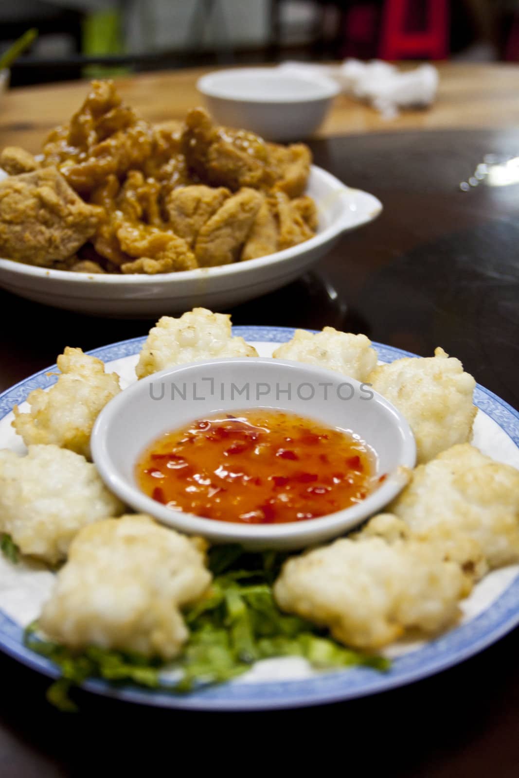 Fried squid in Chinese style