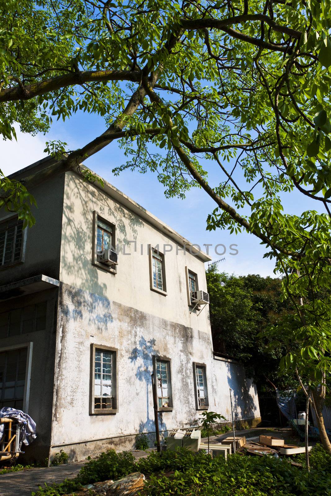 Abandoned old house in village by kawing921