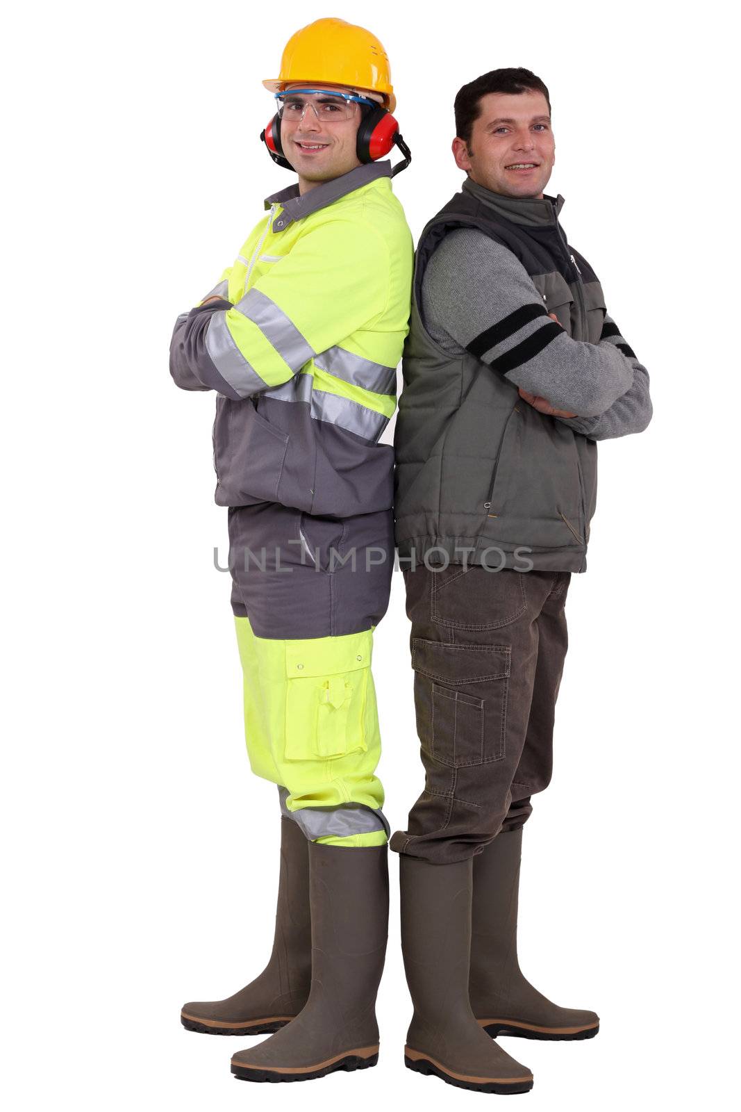 Two manual workers by phovoir