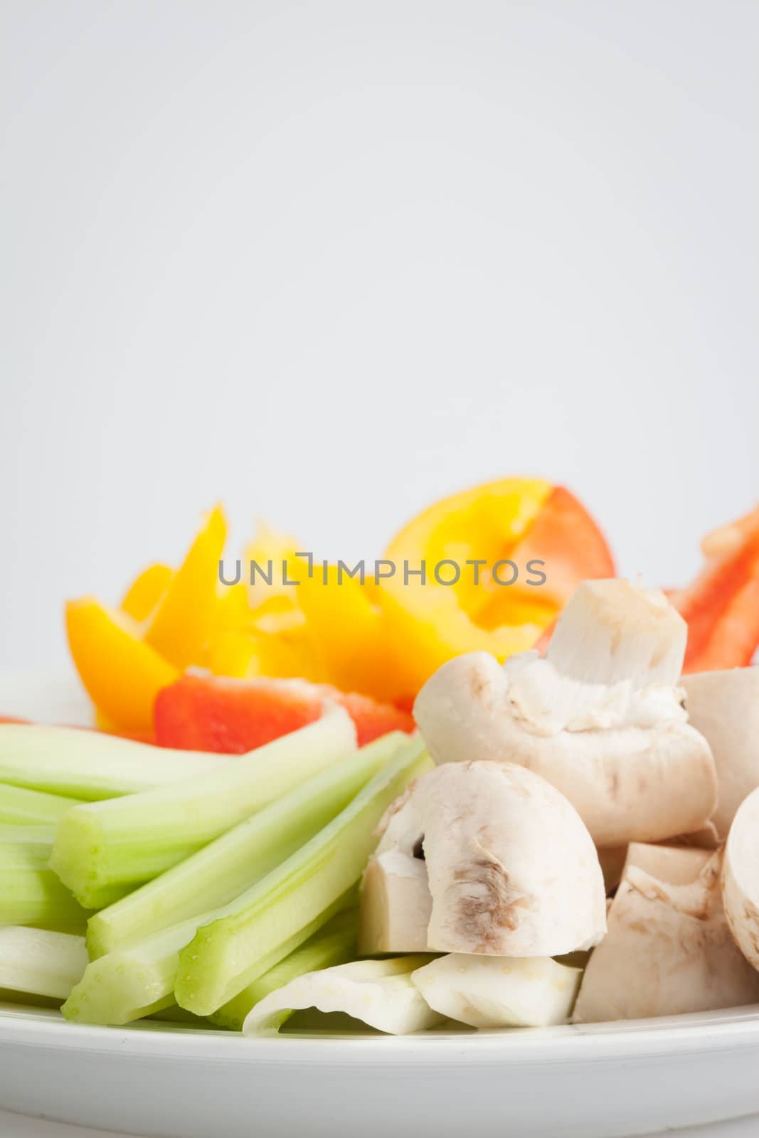 Vegetable platter by Izaphoto