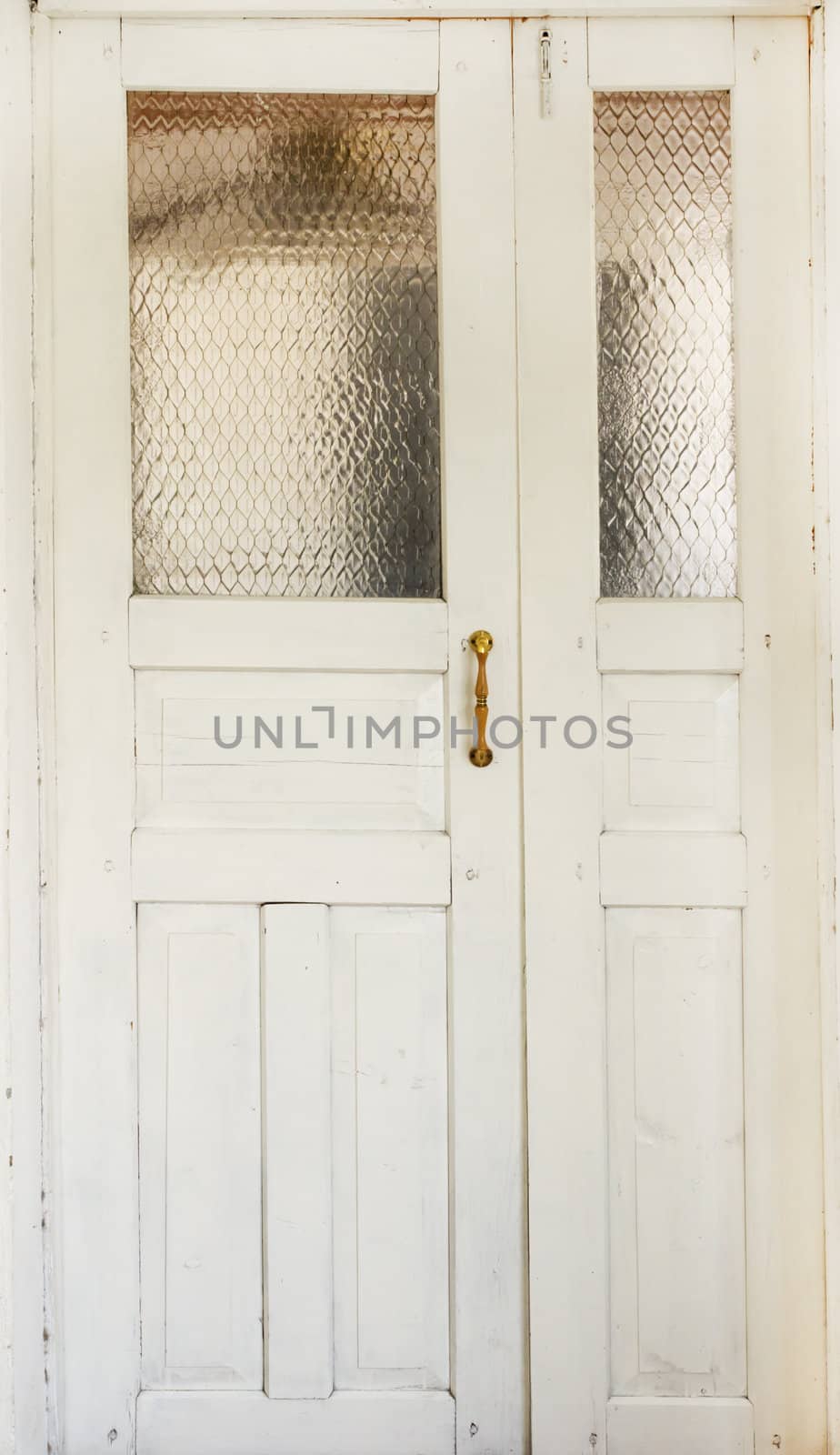 old white door
