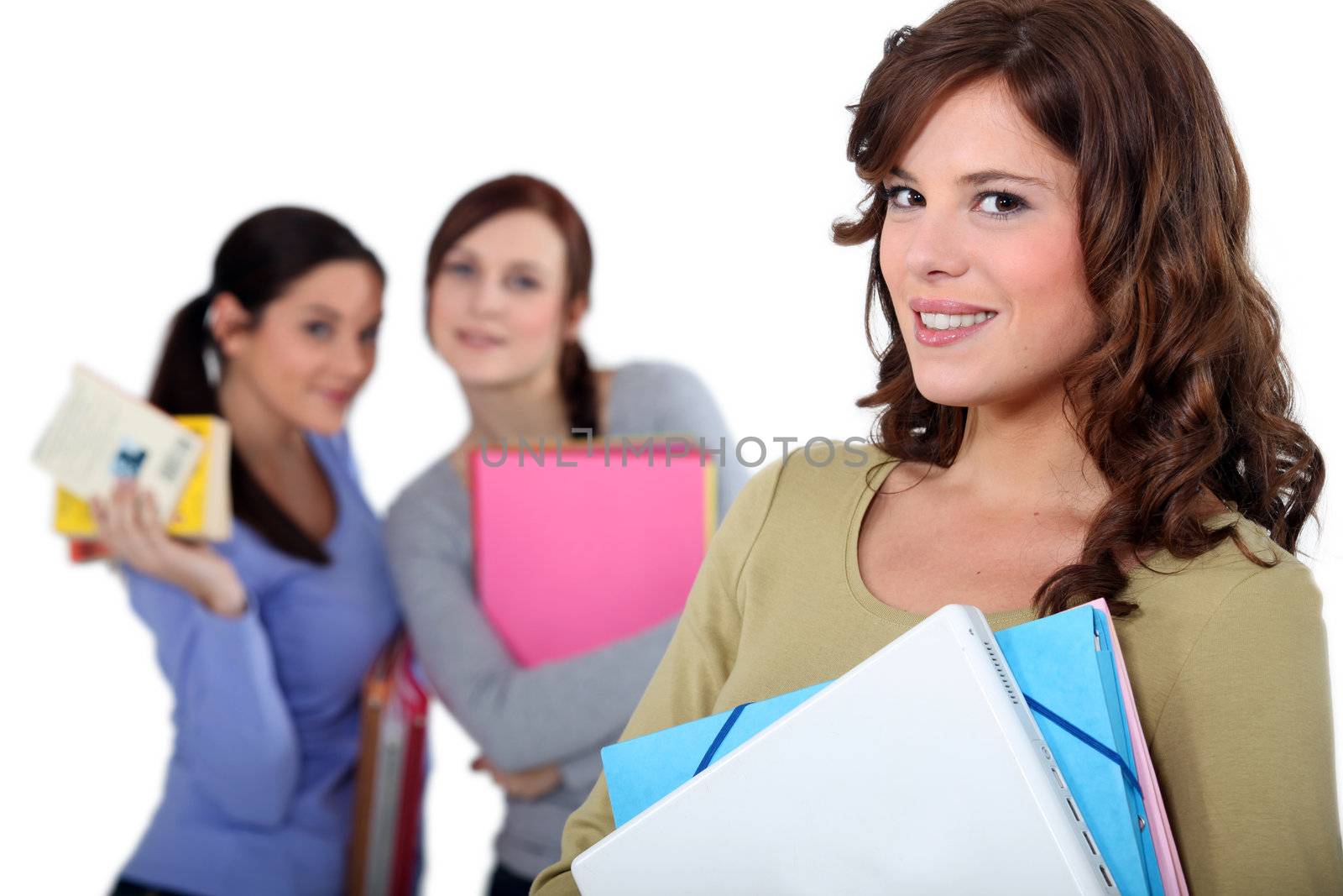 Three female students