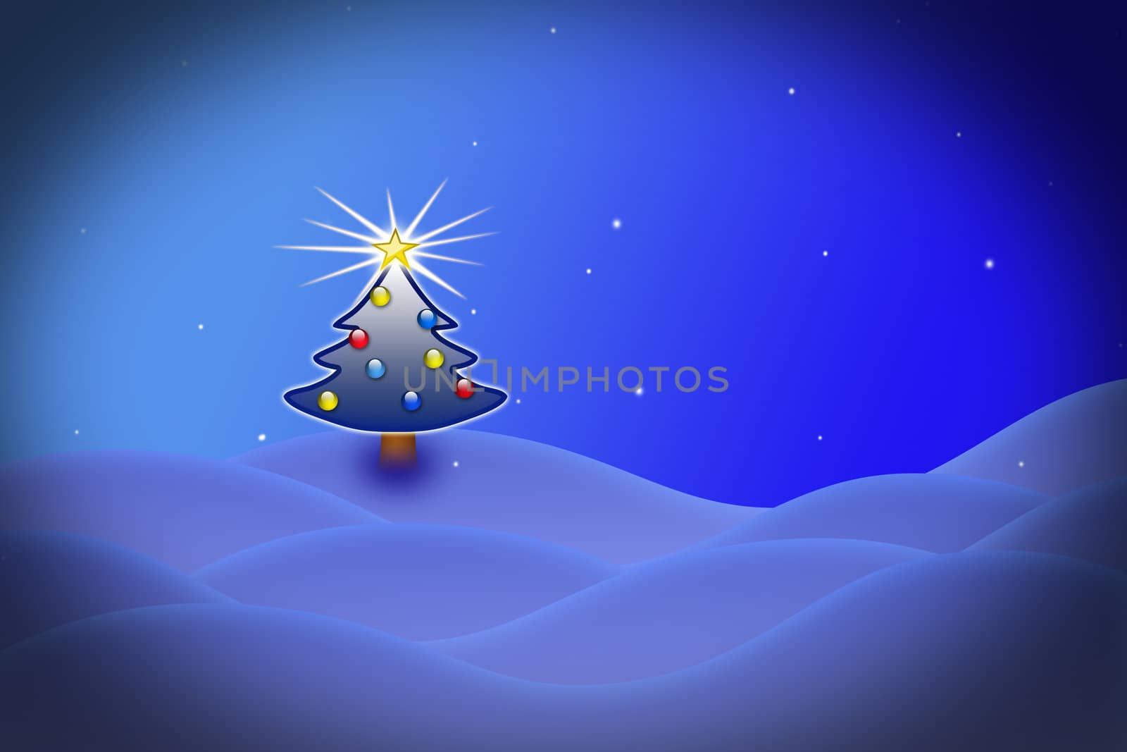 Christmas tree by phanlop88