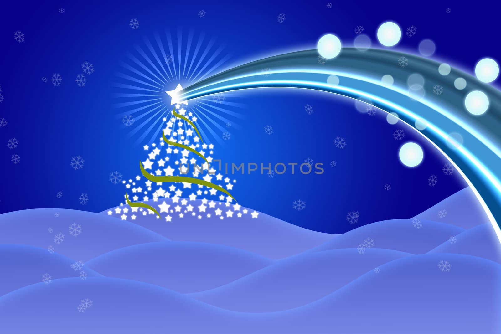 Christmas tree by phanlop88