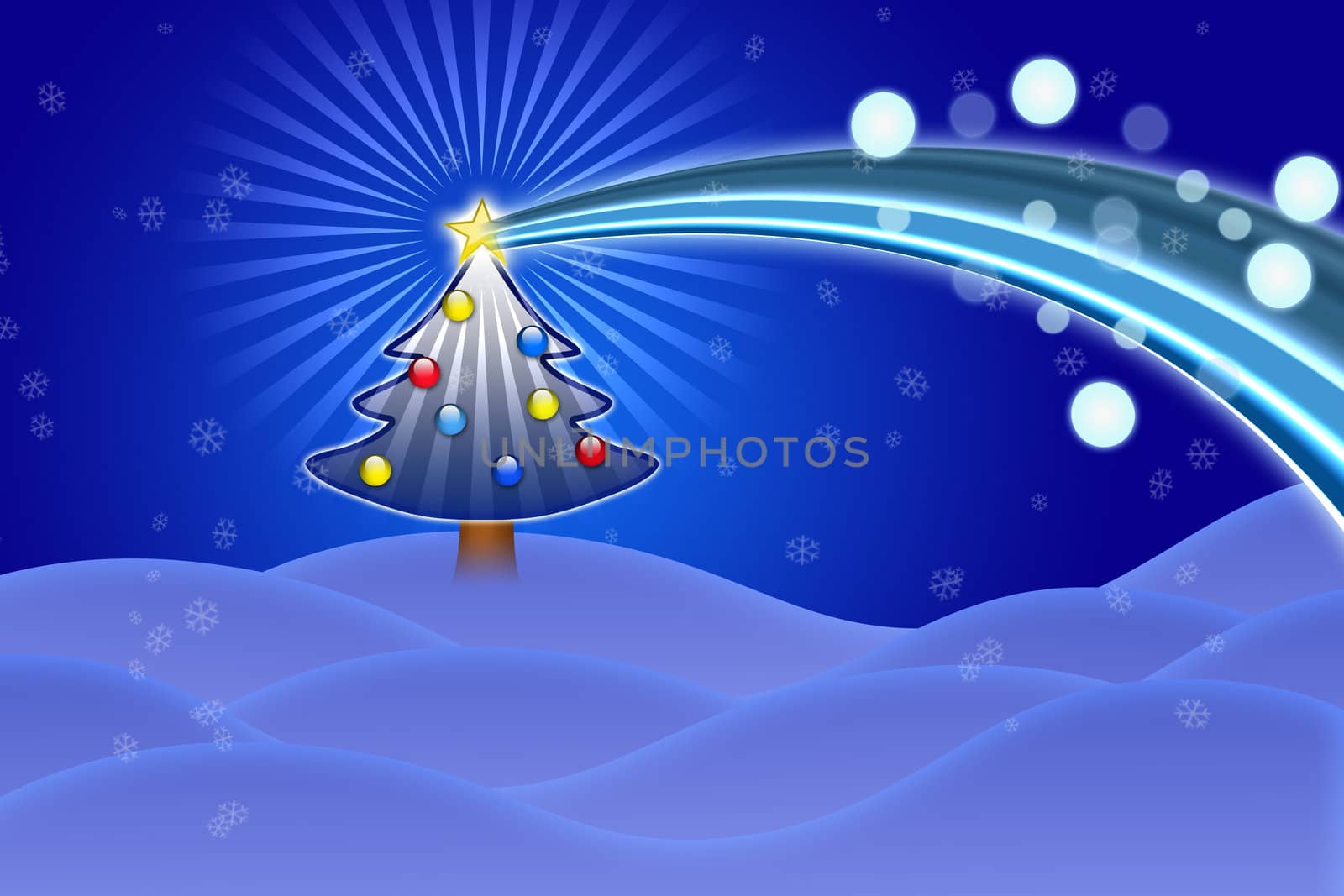 Christmas tree by phanlop88