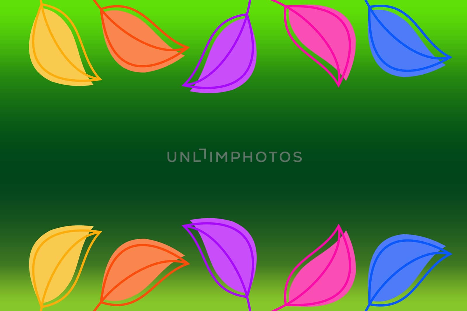 Colorful  leaves wallpaper. 