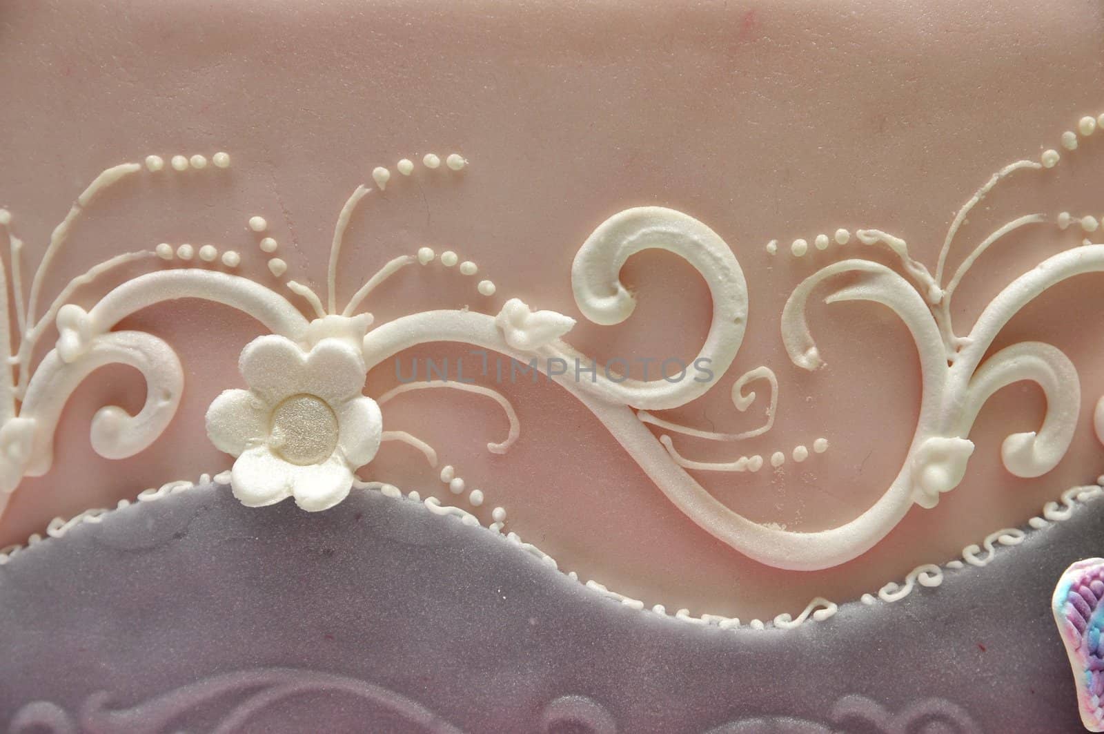 Flowers cake decoration