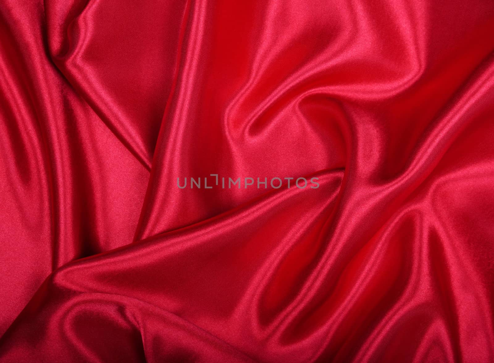 Smooth elegant red silk can use as background 
