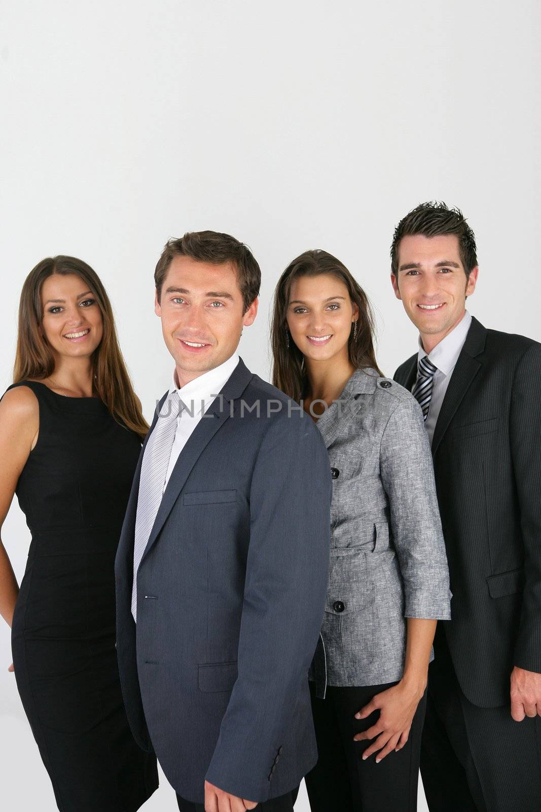 Dynamic business people by phovoir