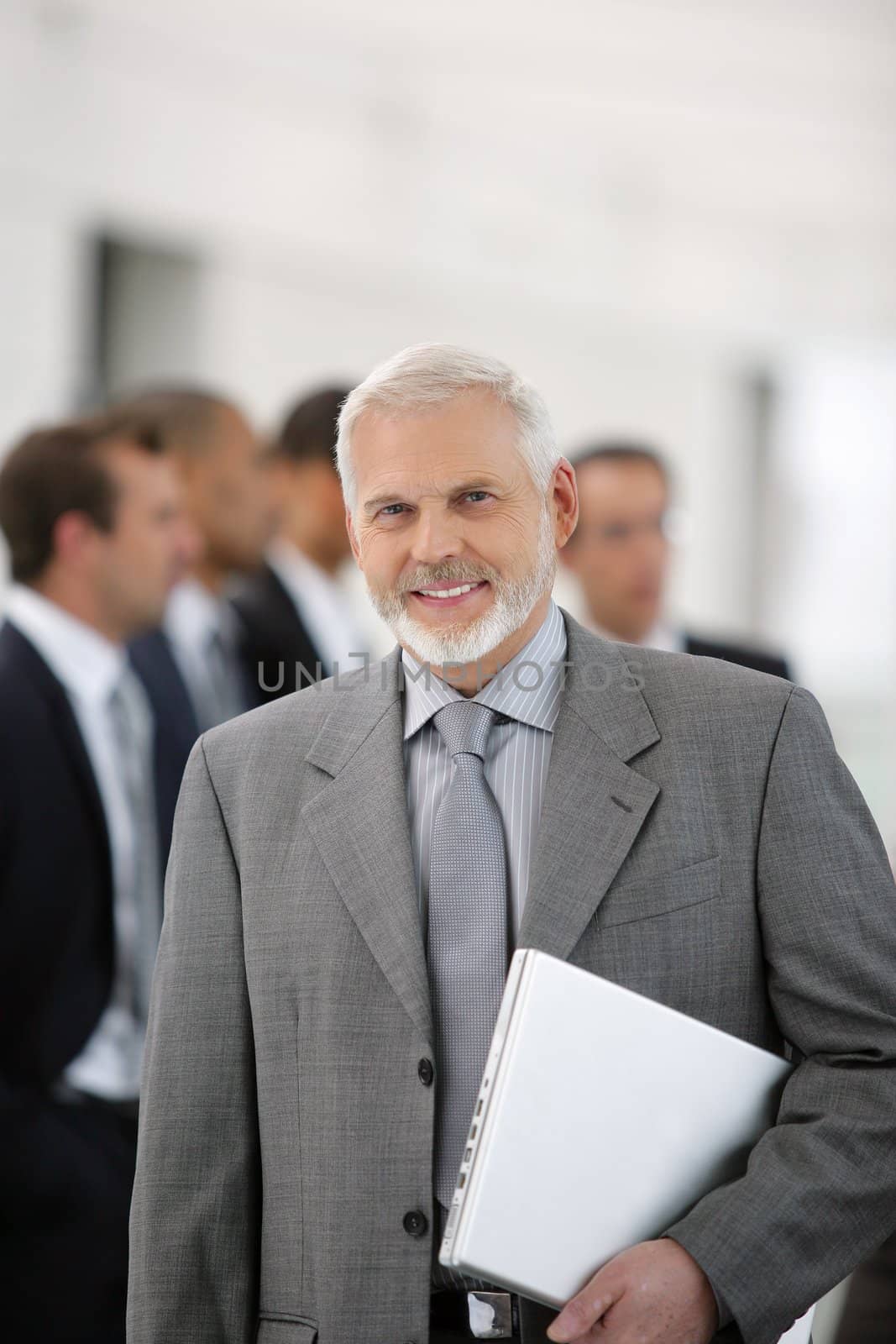 Businessman at a meeting
