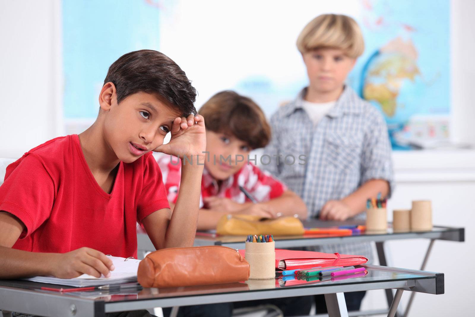 Boys at school by phovoir