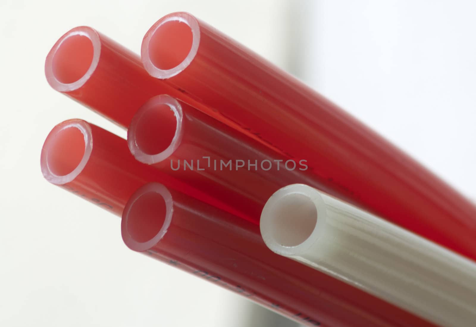 plastic pipes used for water and central heating