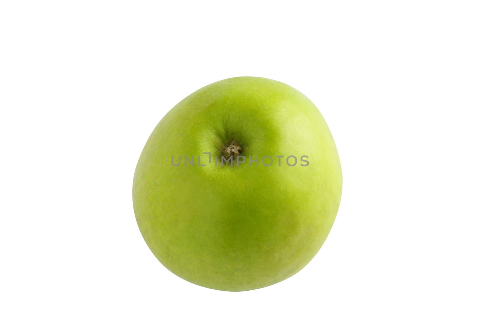 Whole green apple by phovoir