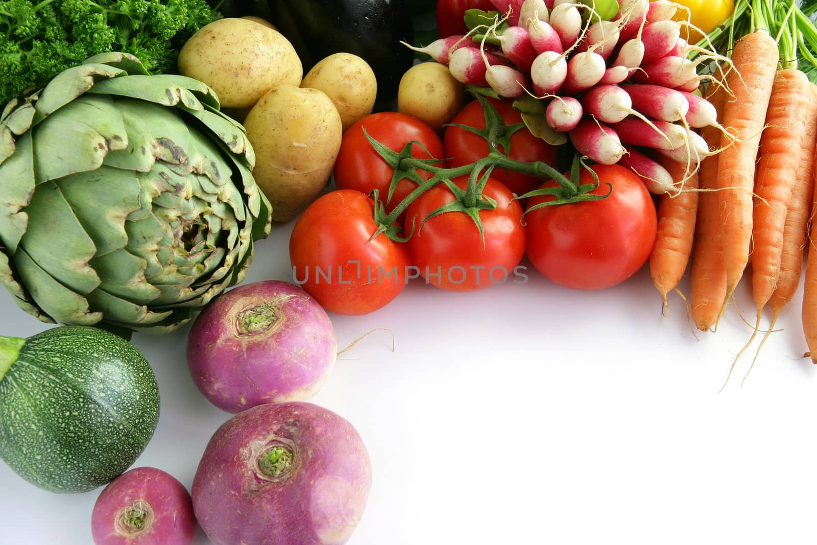 Array of vegetables