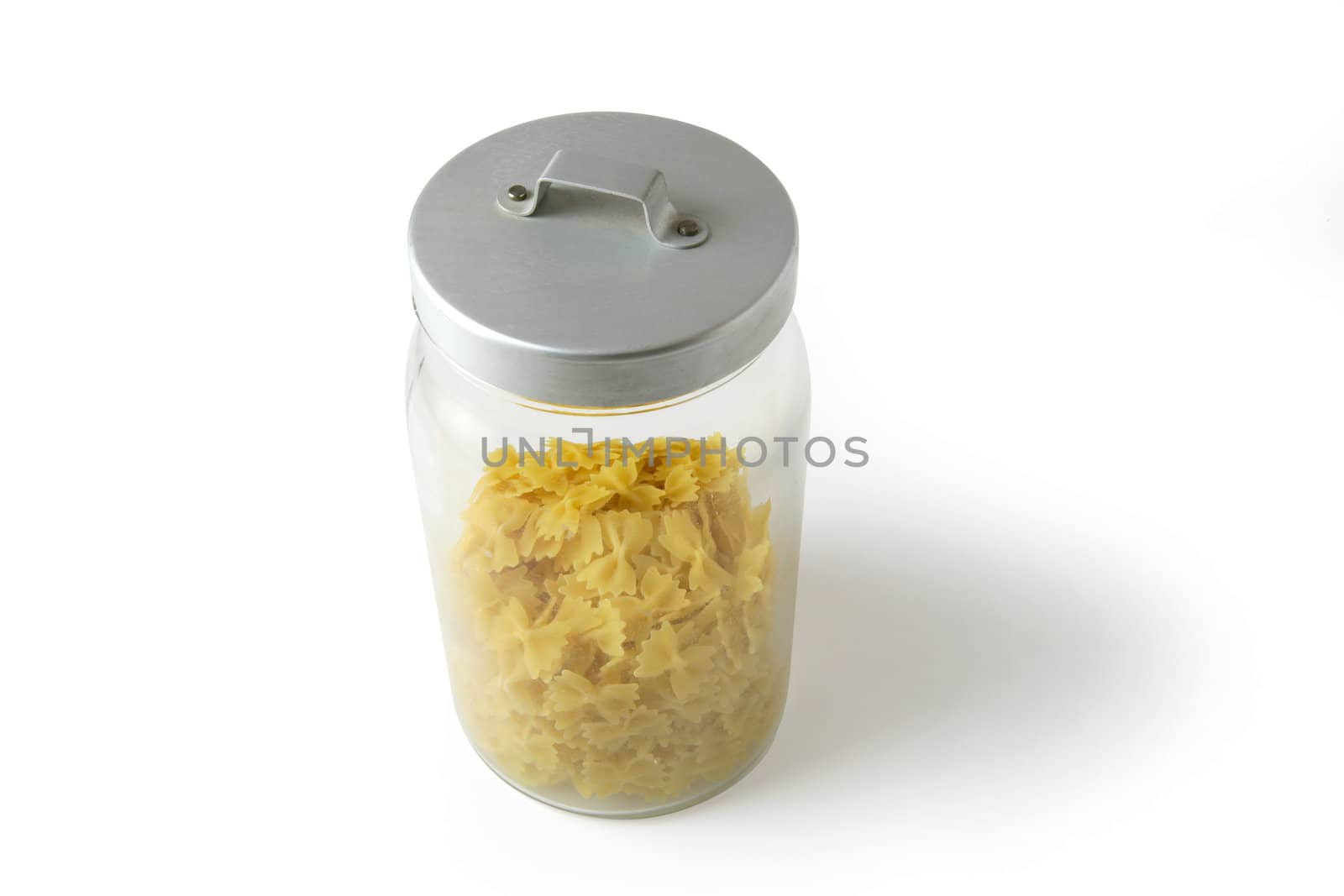 Pasta bows in a jar by phovoir