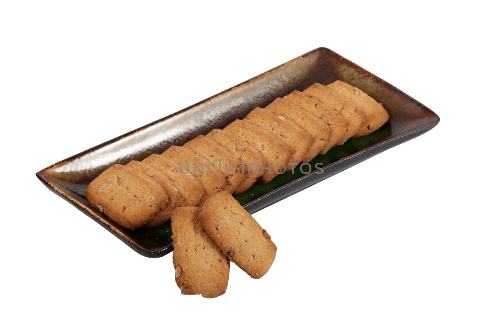 Tray of biscuits by phovoir