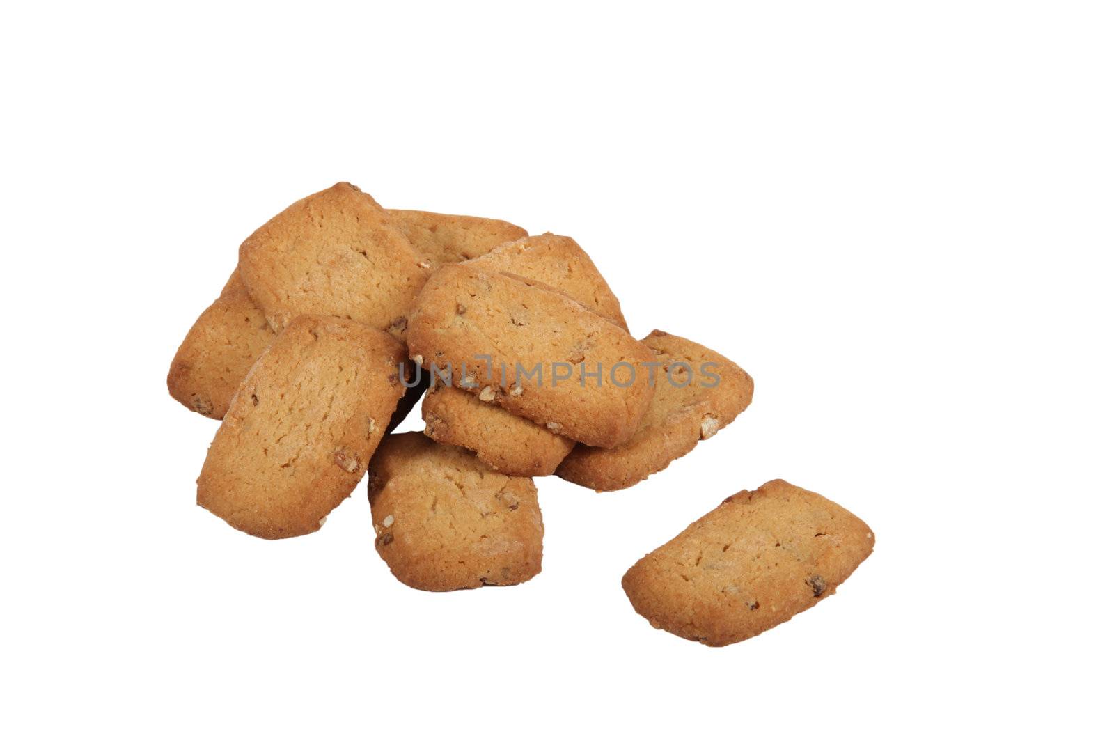 Pile of biscuits by phovoir