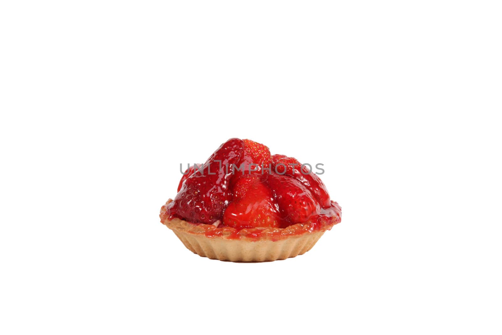 Individual strawberry tart