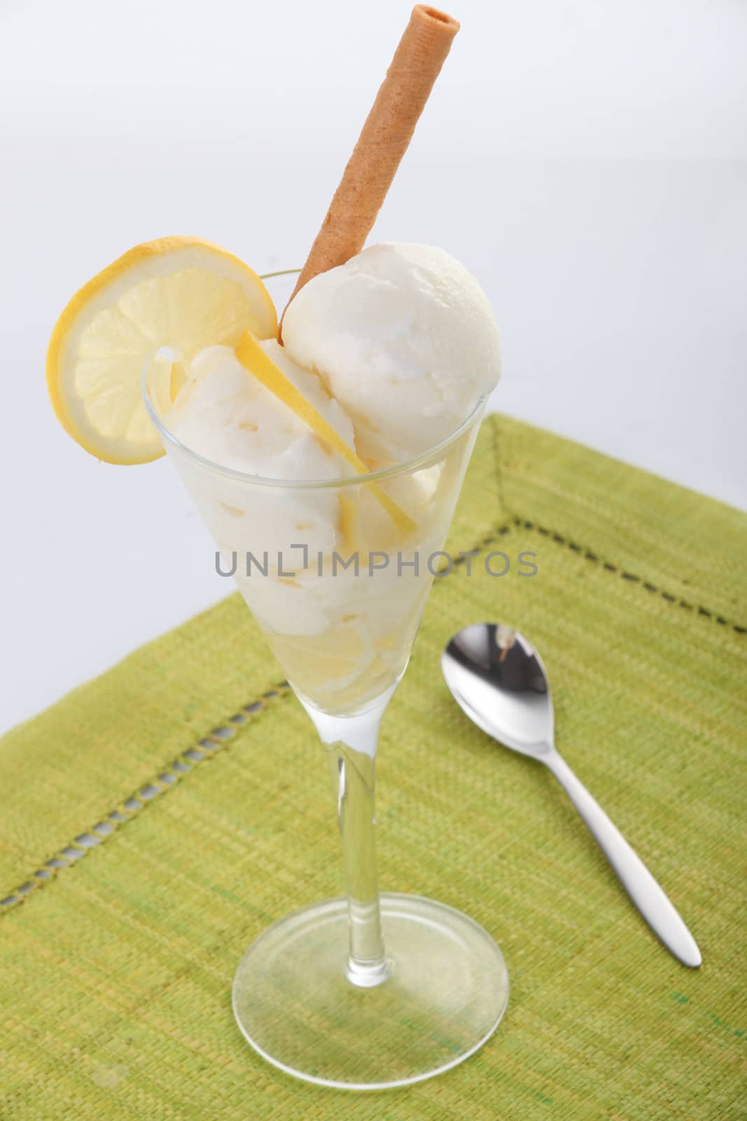 Lemon sorbet