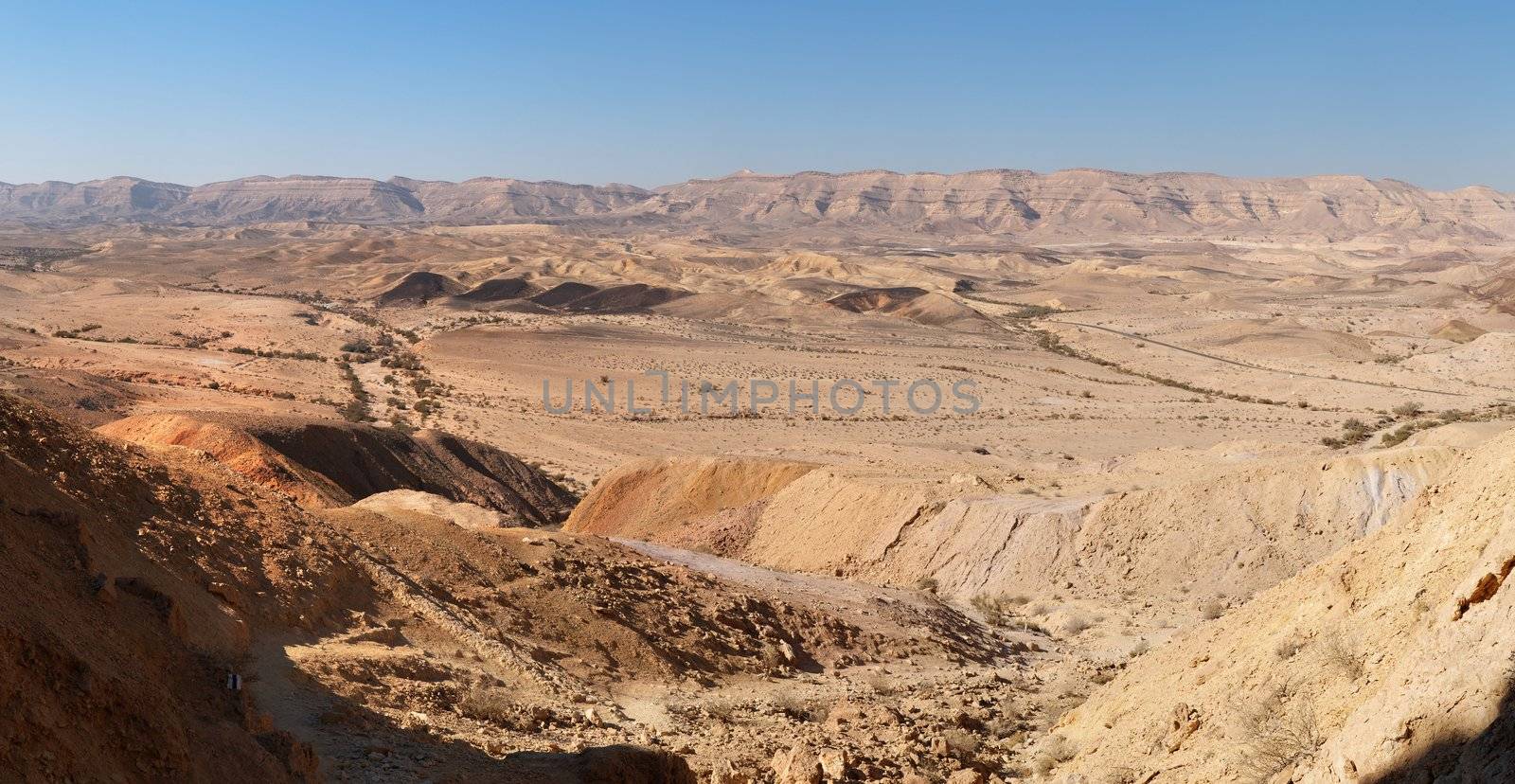 The Large Crater (Makhtesh Gadol) in Israel's Negev desert