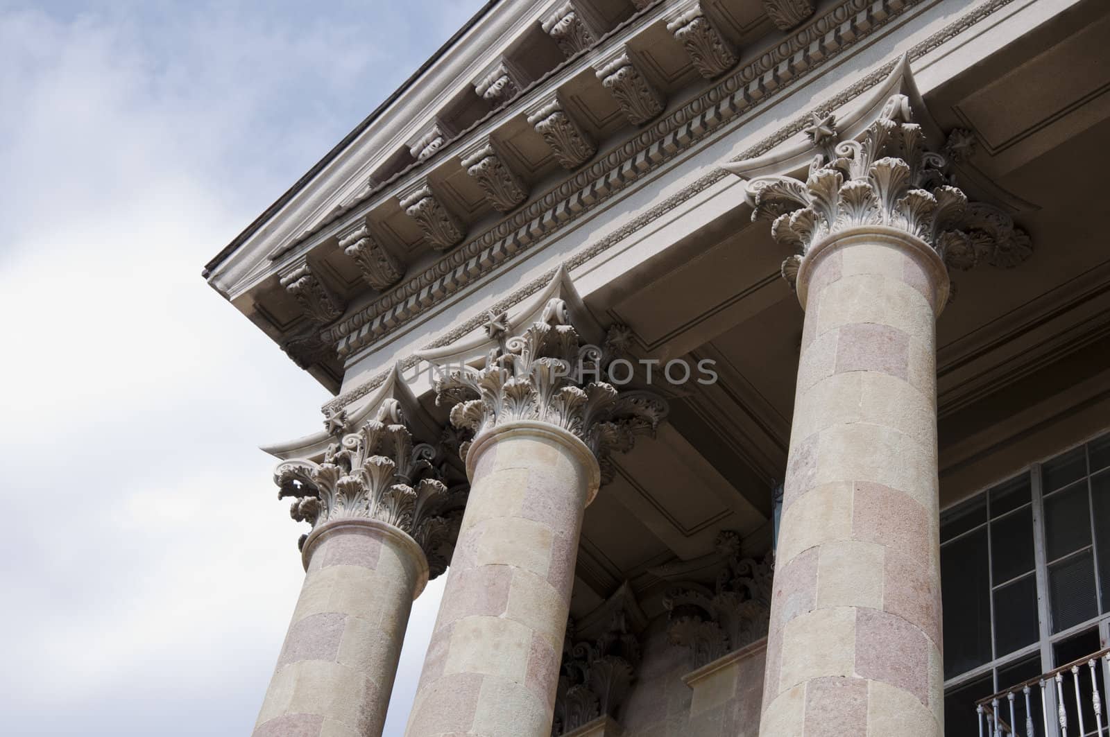 The monument of architecture of the Stalin era. Sanatorium Metalurg. Sochi